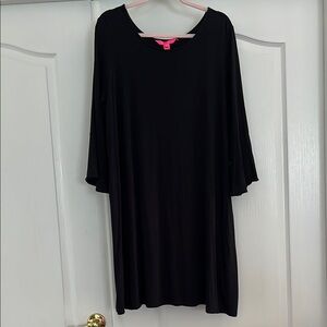 Lilly Pulitzer Black Flowy Dress